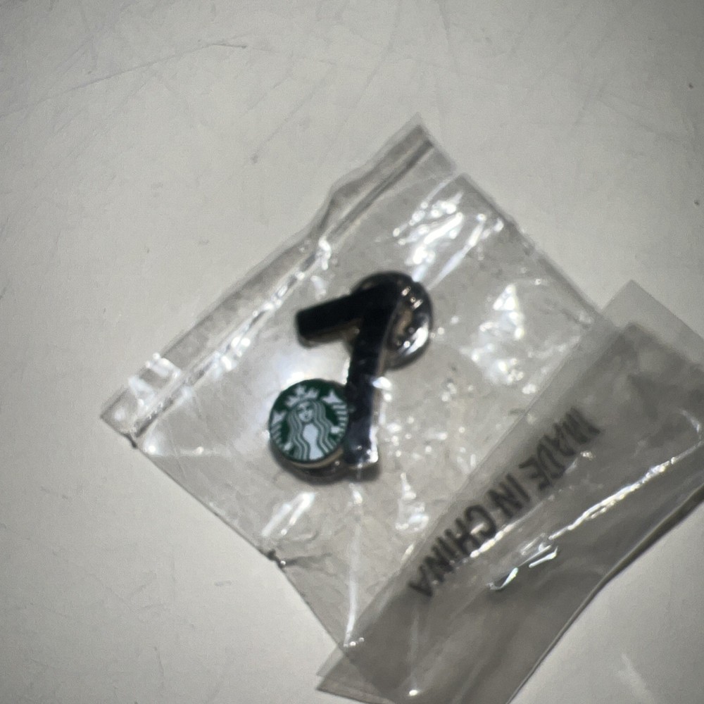 Authentic Starbucks 7 Year Anniversary Partner Lapel Pin - NEW