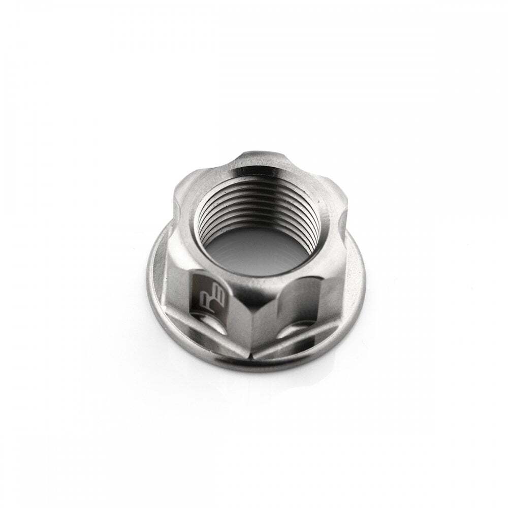 Titanium Flanged Nut M18x(1.50mm) Front Axle Nut