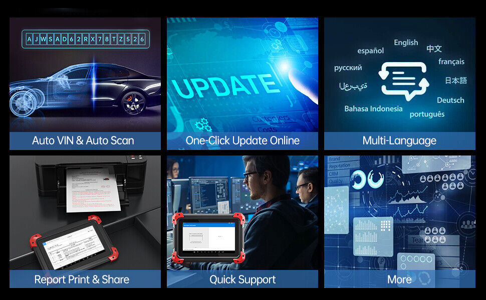 XTOOL USED D7 Auto All System Diagnostic Bidirectional Key Programming Scanner