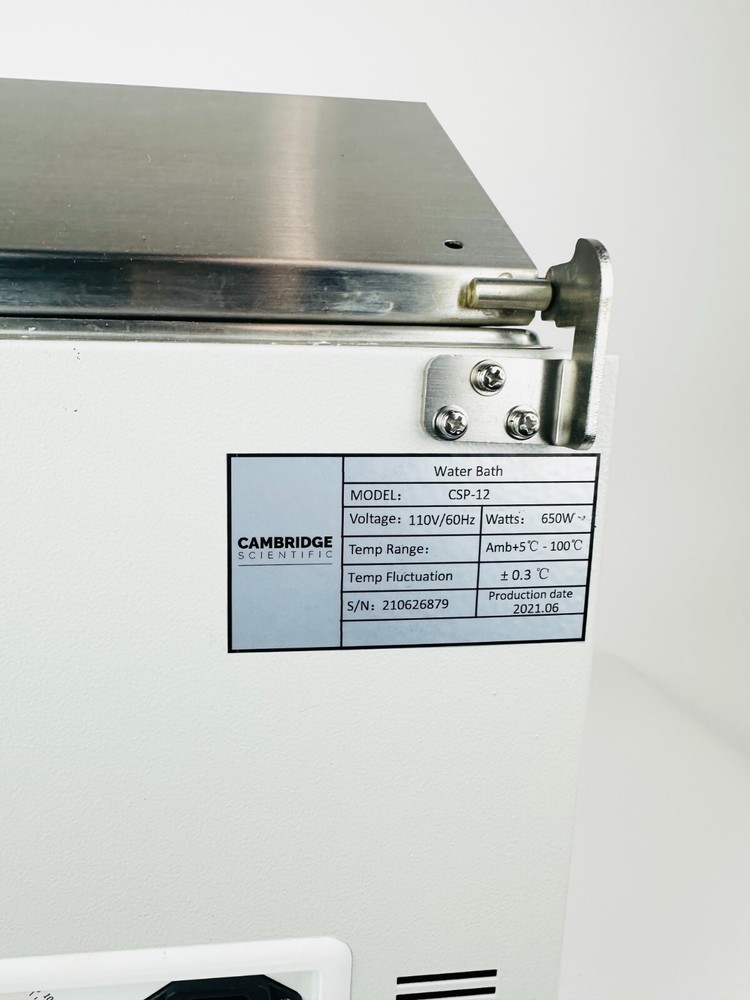 Cambridge Scientific CSP-12 Water Bath