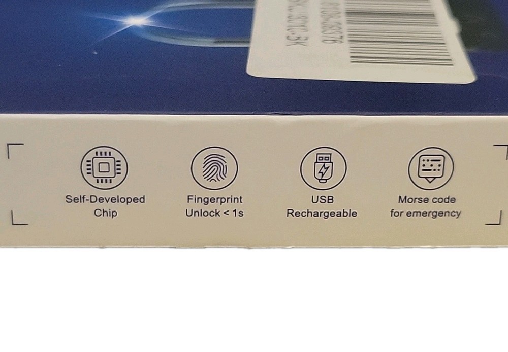 New Fingerprint Padlock, Waterproof