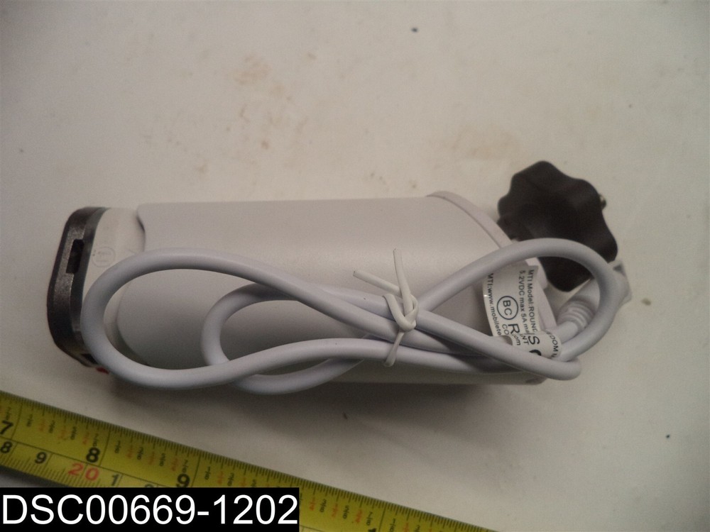 No Charging Cords M0164 MTI Round Freedom Micro Base White With Teether