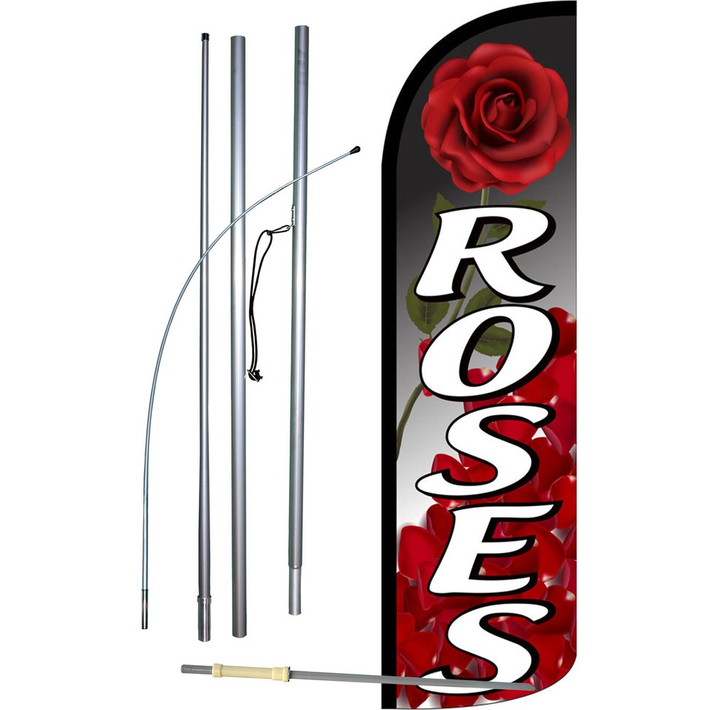 Roses Complete Swooper Flag Bundle
