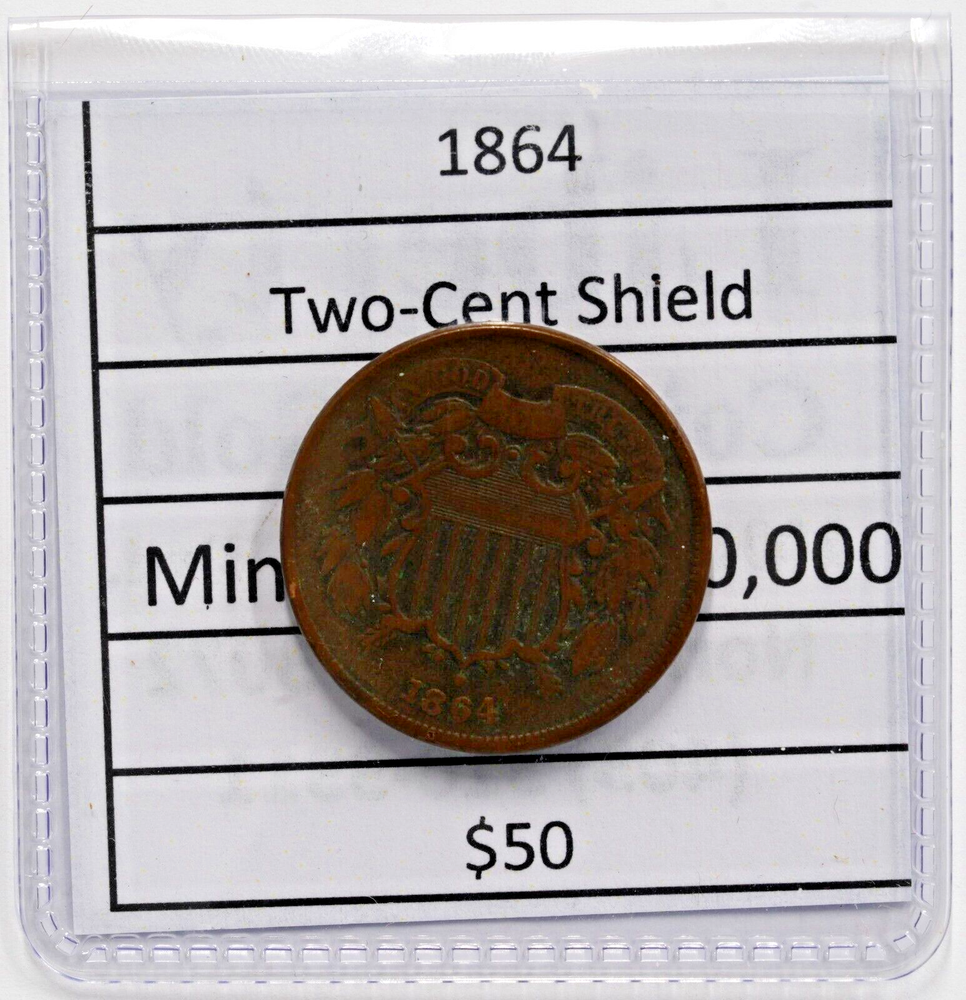 1864 2 Cent Piece