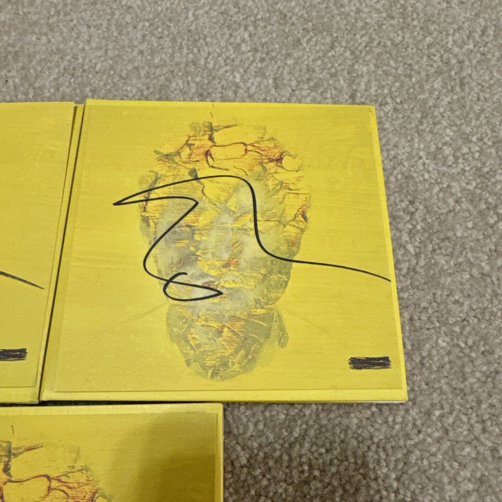 Ed Sheeran Subtract - CD with AUTOGRAPHED / SIGNED Insert