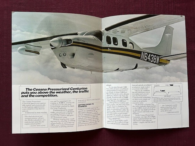 Cessna Centurions 1983 Brochure