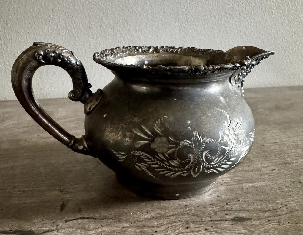 Vintage Van Bergh Creamer Silver