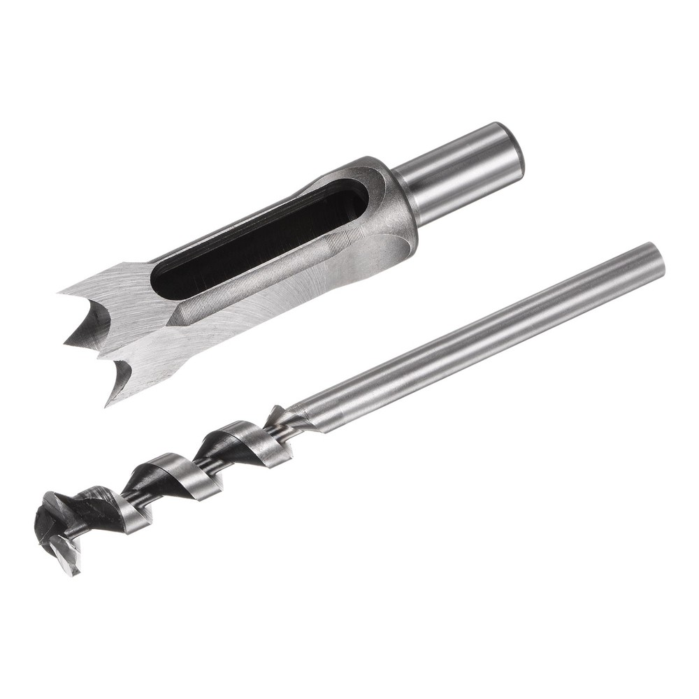1" Squared-hole Drill Bit for Woodworking Hollow Chisel
