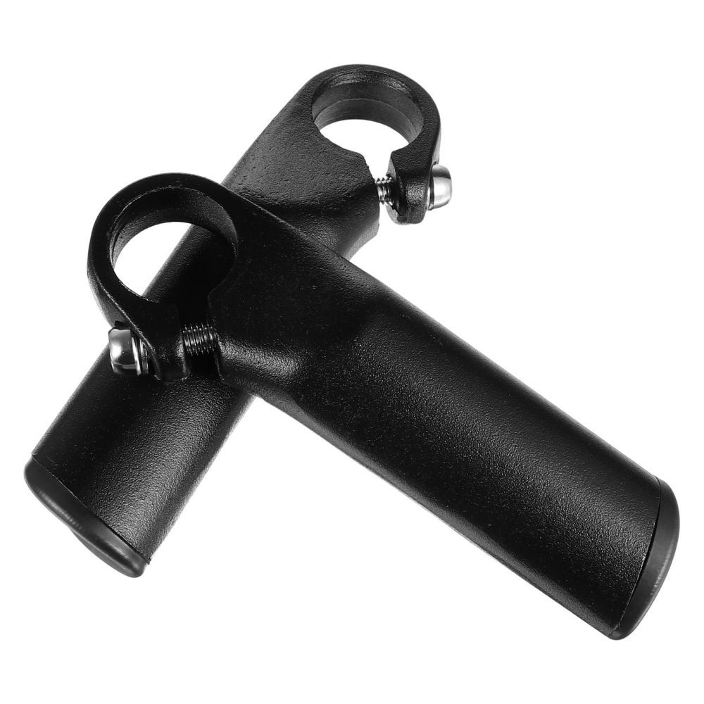 1 Pair Durable Handlebar Aluminum Alloy Auxiliary Handlebar (Black)