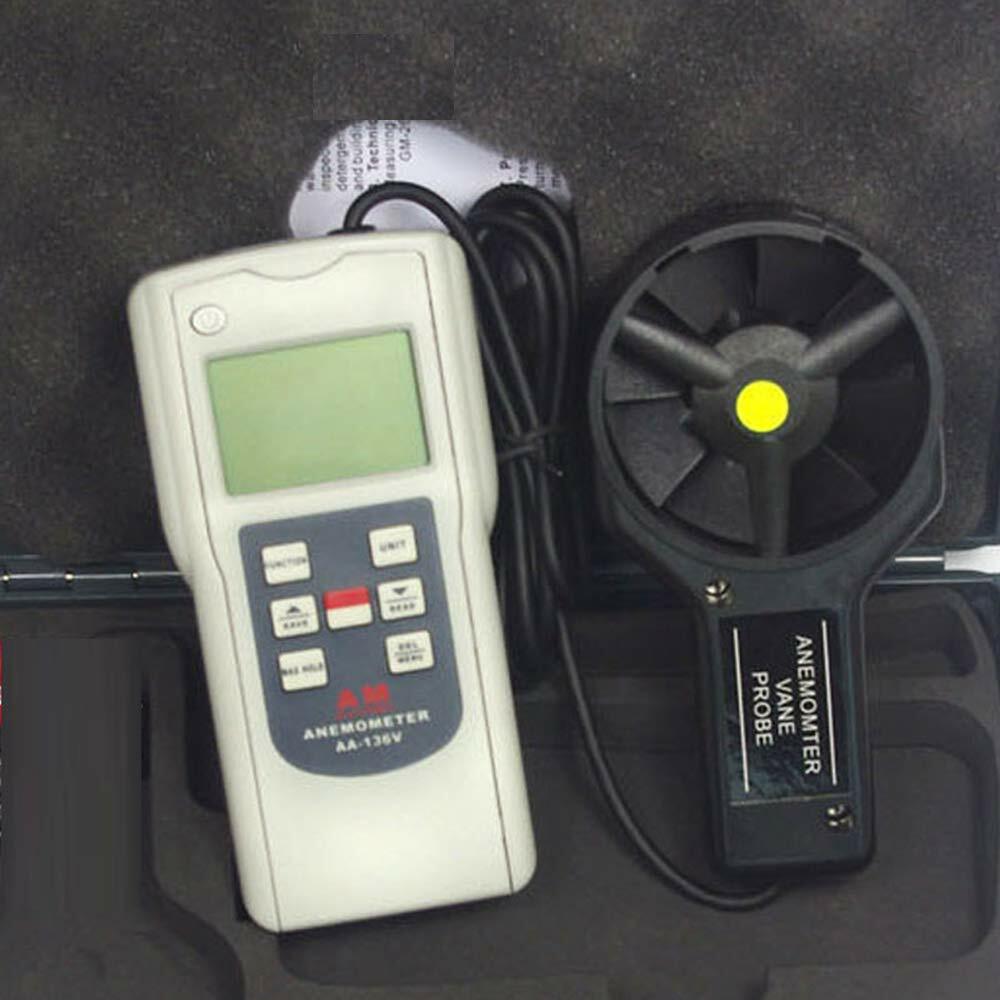 Anemometer Wind Speed Meter Digital Air Flow Meter Data Hold Function