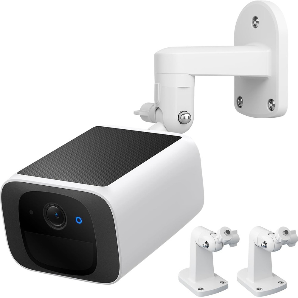 2Pack Adjustable Wall Mount Compatible with eufyCam 2C/2C Pro, 2/2 WHITE