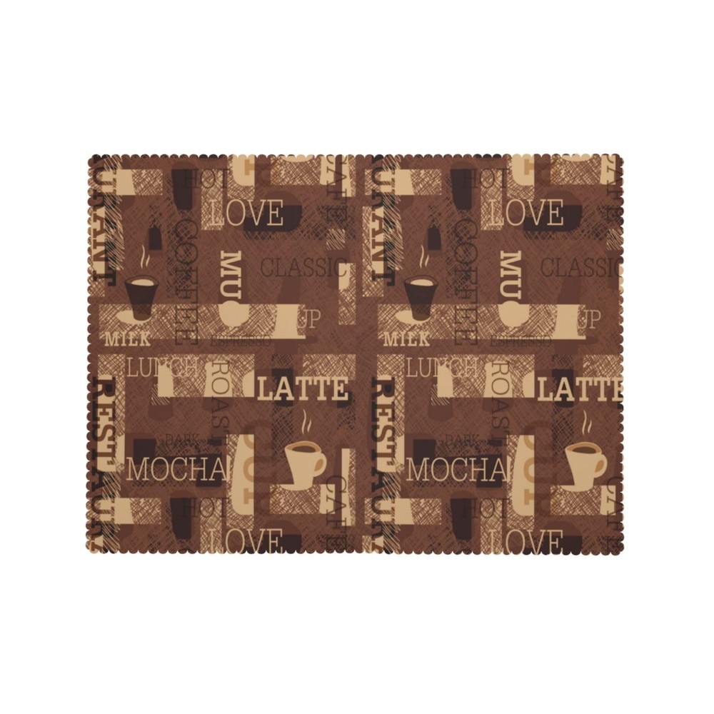 Coffee Theme Rectangle Tablecloths Latte Coffee Table Cloths Dacorative Kitch...