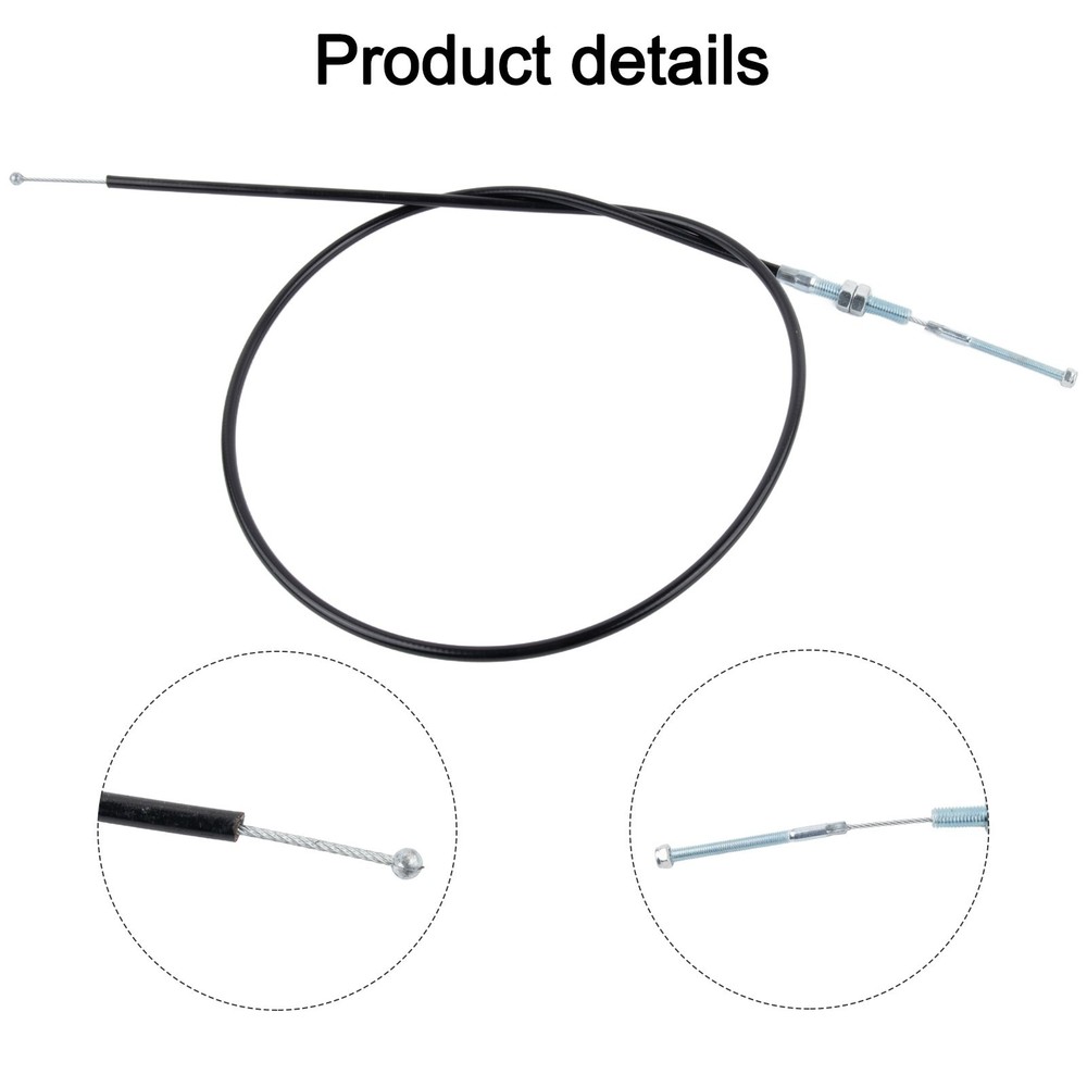 Tiller Replacement Cable Made from Alloy Steel Compatible with Multiple Models
