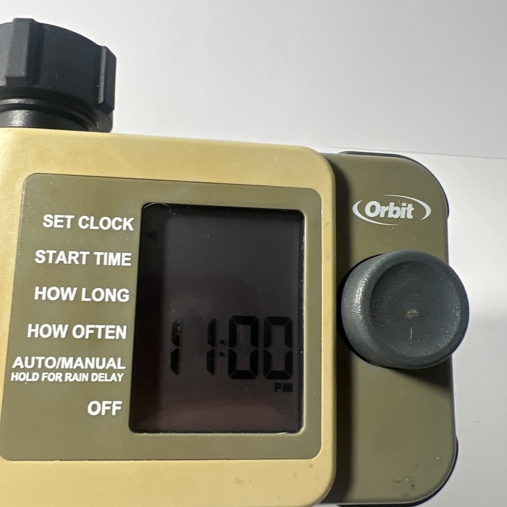 Orbit Pro Watering Timer Easy Attach Grow Greener Grass Yard Work Helper Summer
