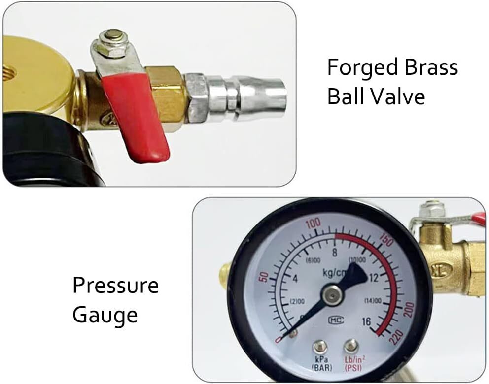 A/C Flush Kit Car Air Conditioner System Clean Canister Flushing Tools Sets US