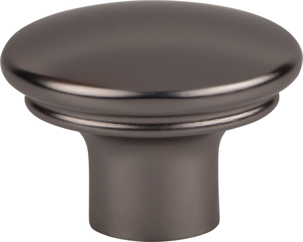 Top Knobs TK3051AG Julian Oval Knob 1 3/8" Ash Gray