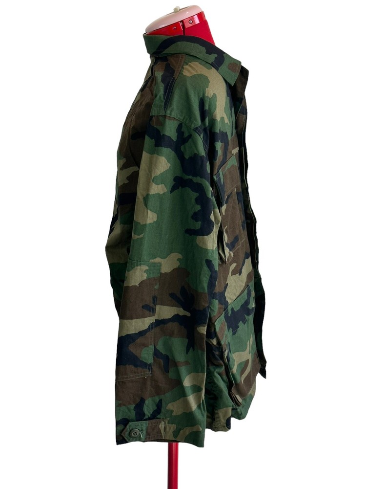 Army BDU w/ Patch Woodland Camouflage Combat MEDIUM REGULAR Camo Jacket 28th Div