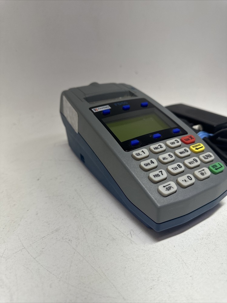 First Data FD50 Credit Card Terminal Wired With Power Supply