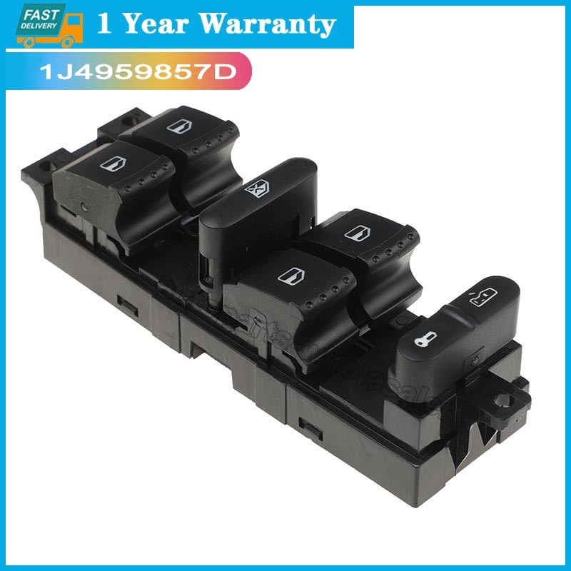 Master Power Window Switch Front Left Driver Side Fits For VW Golf Jetta Passat