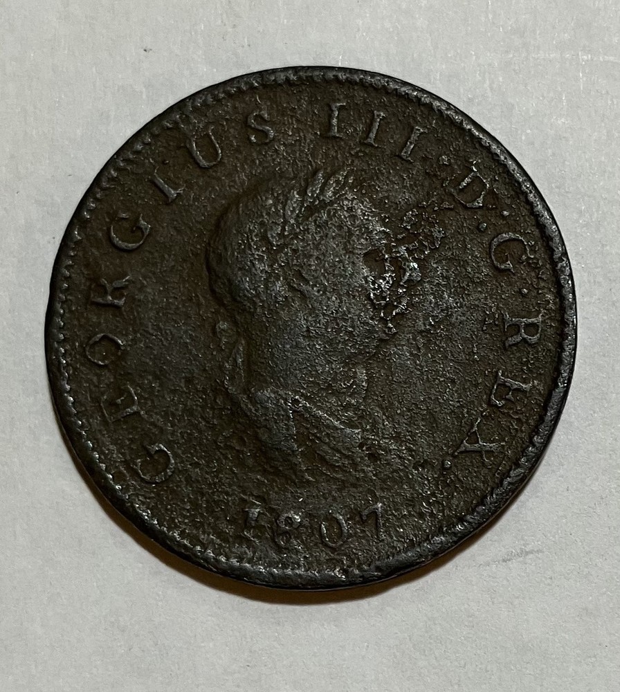 1807 Great Britain Half Penny U.K.