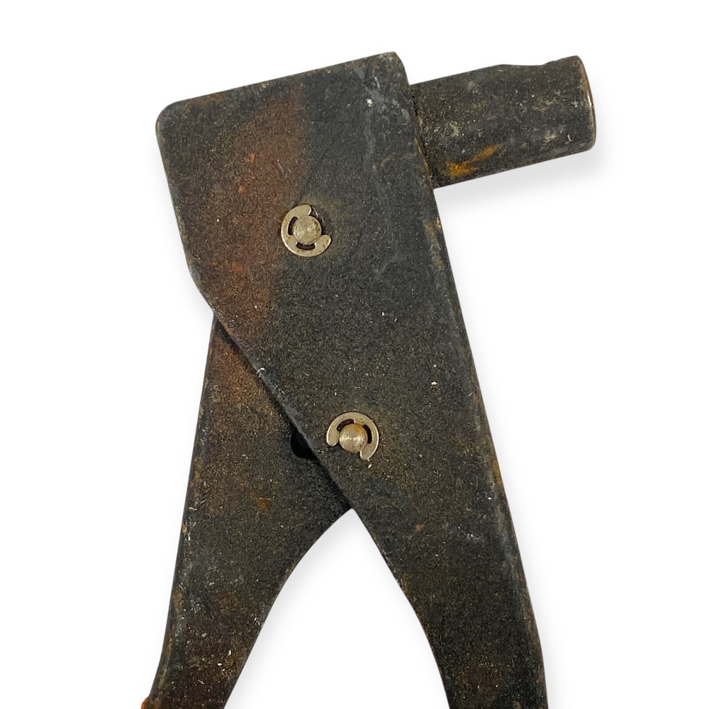 Rivet Gun Tool, Orange Handle, 9 in