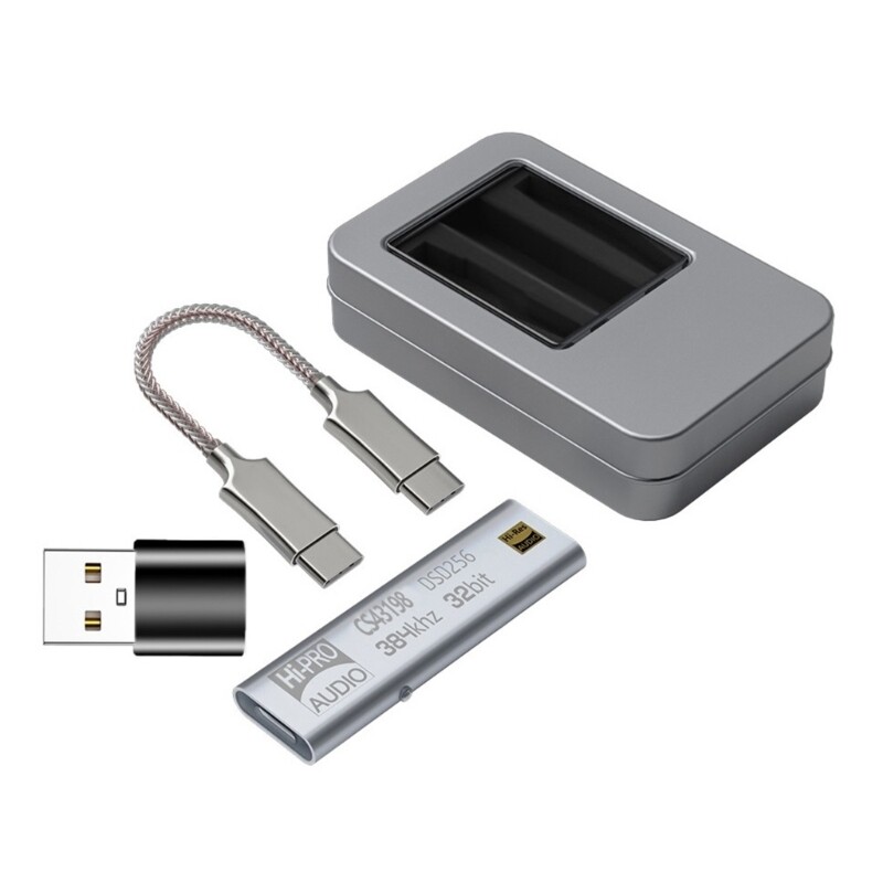 Headphone Amplifier CS43198 DSD64-258 Decoding Dongle USB C Decoding 32Bit