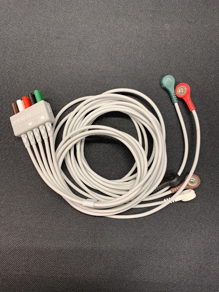 Mindray Datascope ECG, EKG Cable 3-Lead Button PM8000 PM9000
