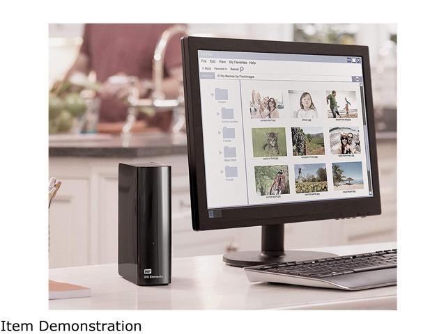 WD Elements 16TB USB 3.0, Micro-B 3.5" Desktop External Hard Drive Black