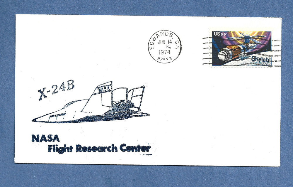 X24B FLIGHT JUN 14,1974  EAFB  SPACE COVER NASA