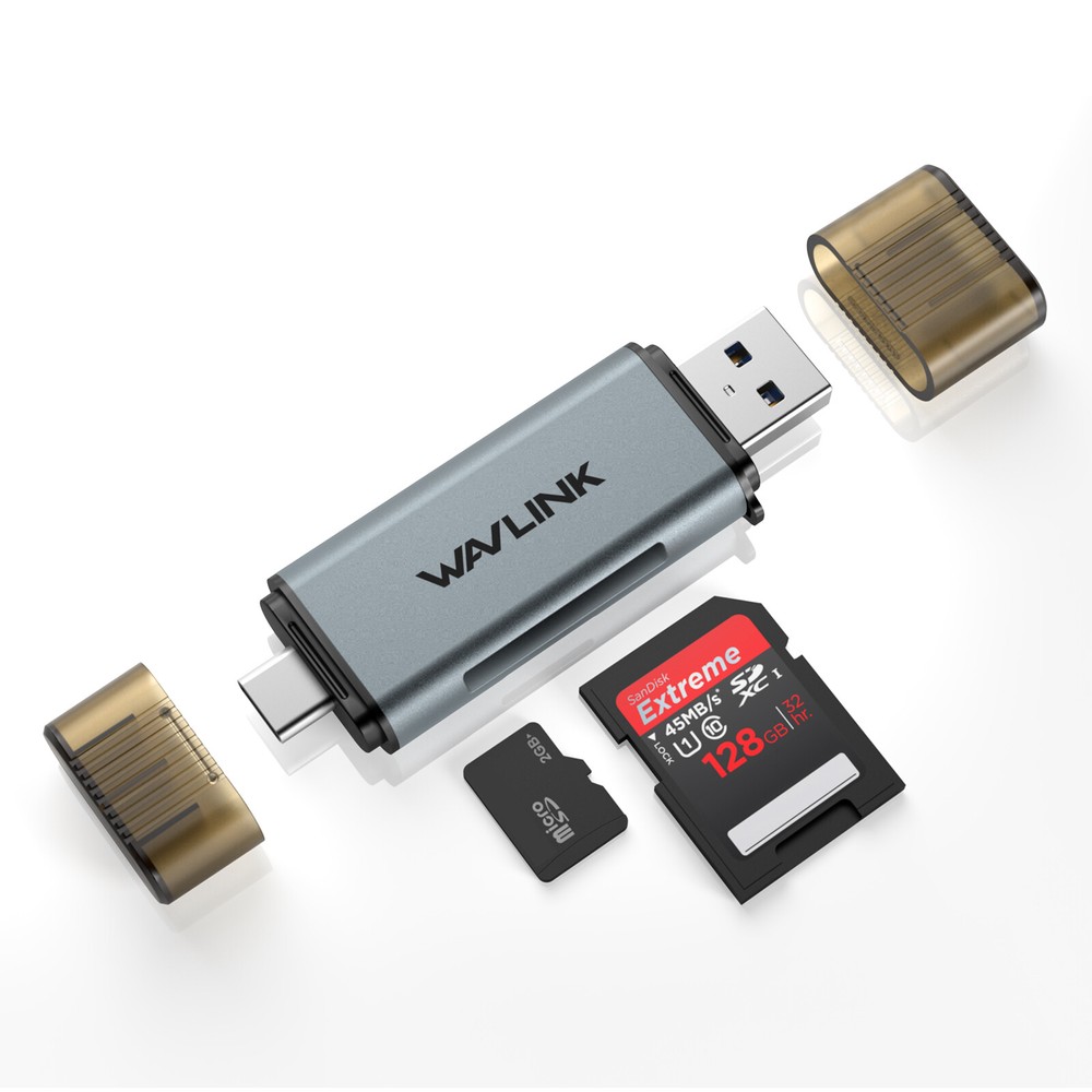 Card Reader USB 3.0 Type C Micro SD TF OTG Smart Memory Adapter Laptop Computer