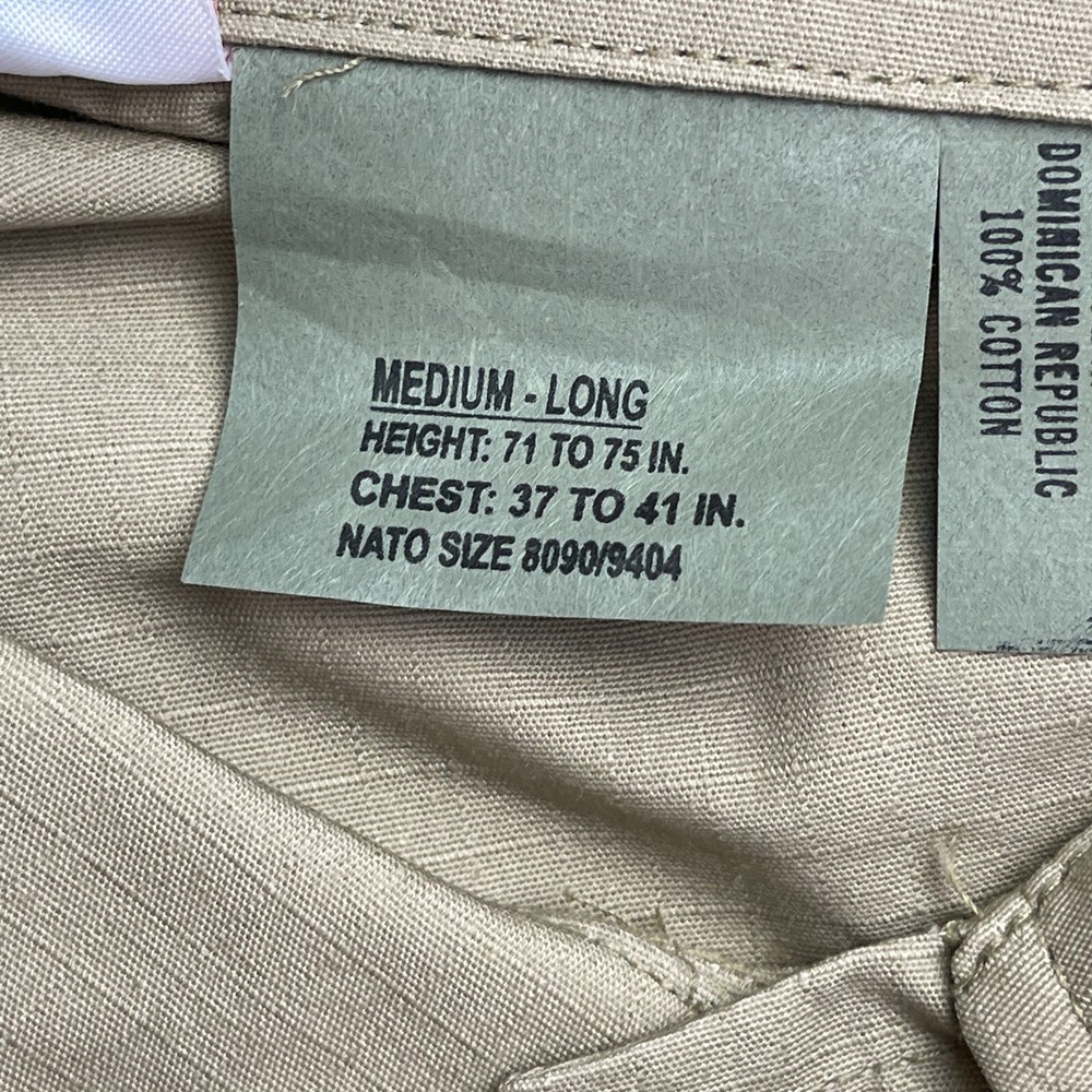 NEW BDU Propper Jacket - Tan - Medium Long