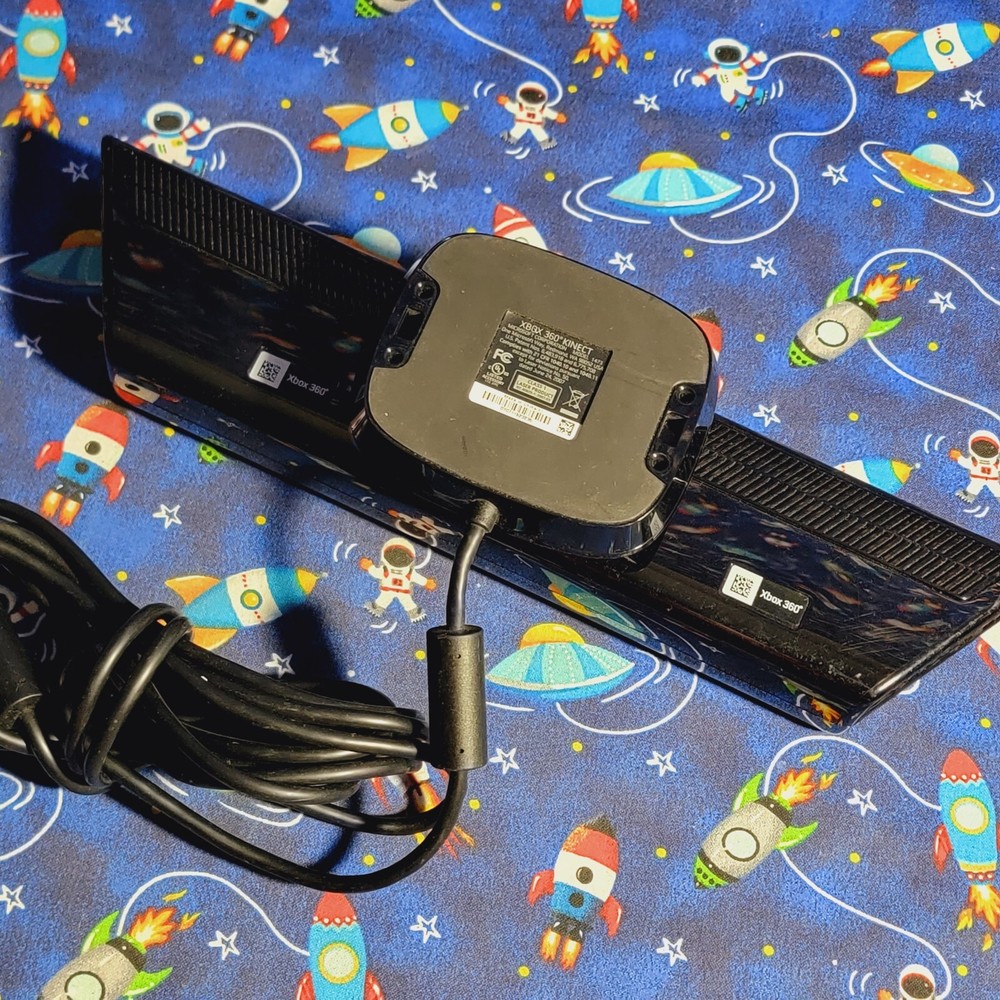 Microsoft Xbox 360 Kinect Sensor Bar Black Model 1473 TESTED WORKS