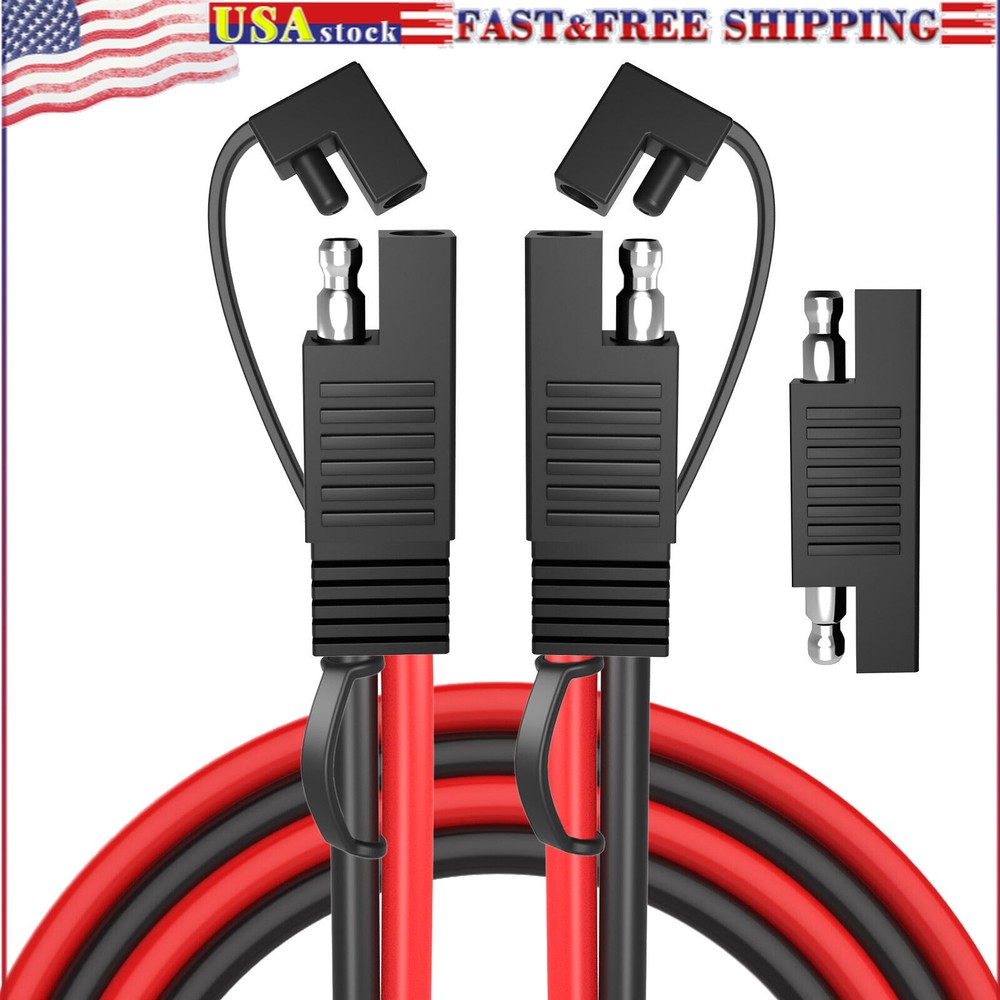 SAE Extension Cable 10AWG Quick Disconnect Wire Harness with SAE Adapter