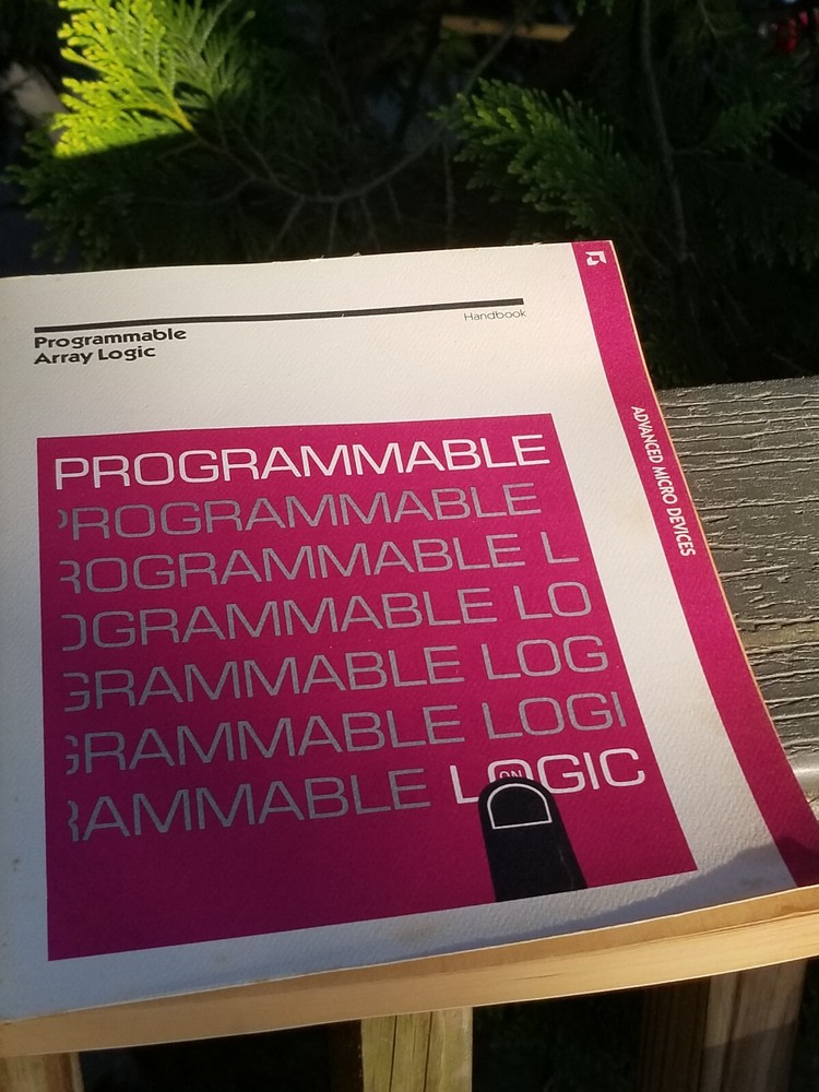 VINTAGE DATA BOOK ELECTRIC MANUAL PROGAMMABLE ARRAY LOGIC