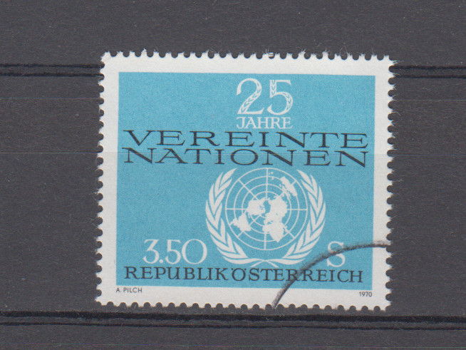 AUSTRIA :  1970 - USED  - SCOTT #  884  UN EMBLEMS