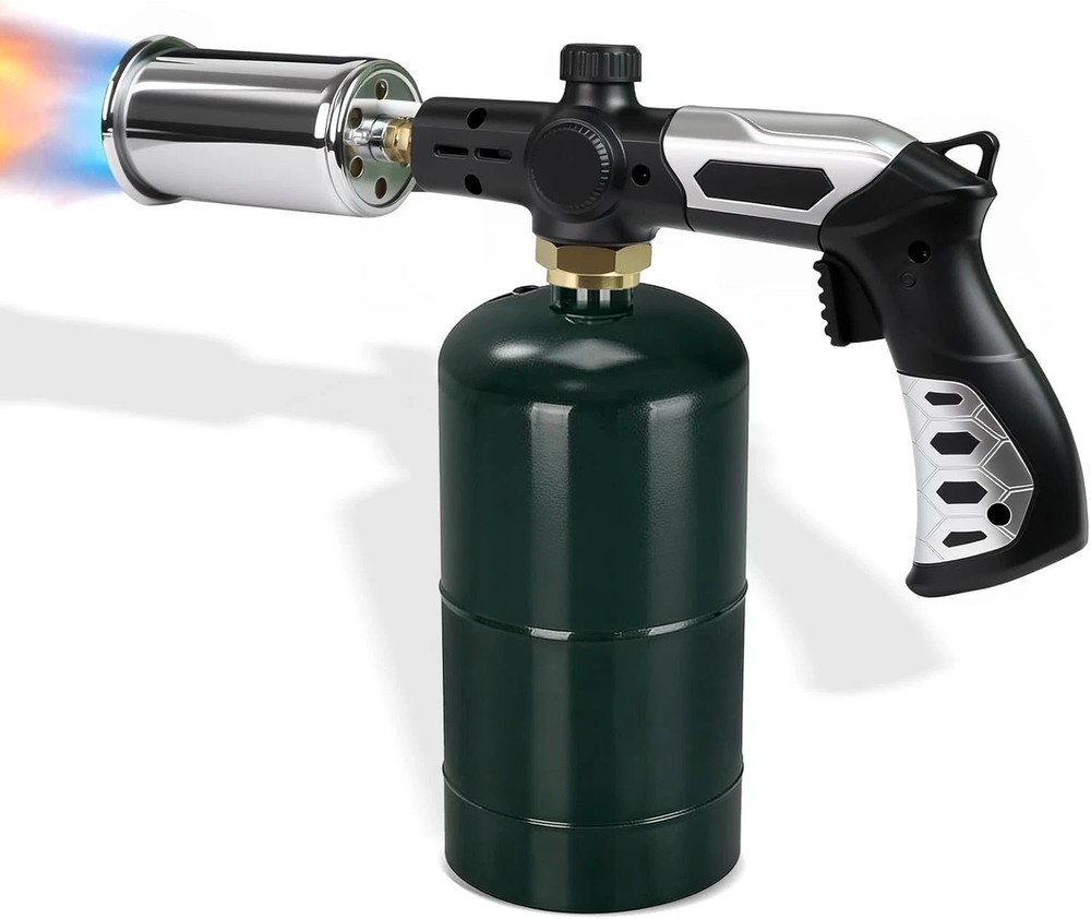 Professional Propane Torch with Powerful Adjustable Flame for Cooking...