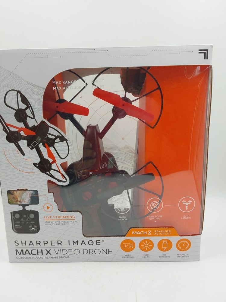 Sharper Image Mach X Video Drone