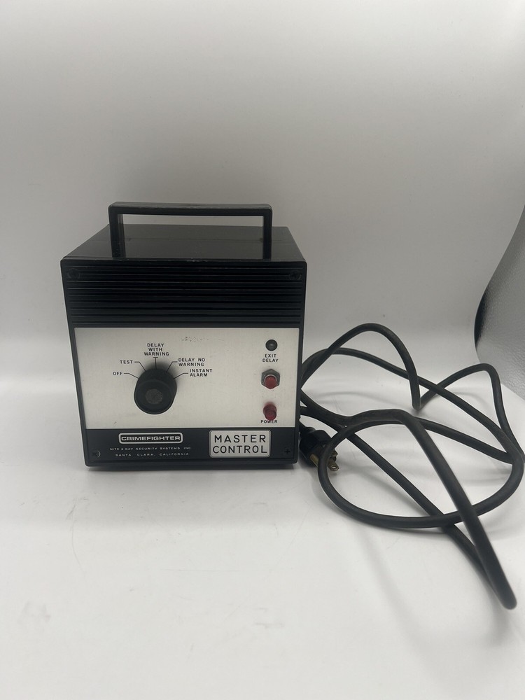 Vintage Master Control Night And Day Security Systems Crimefighter