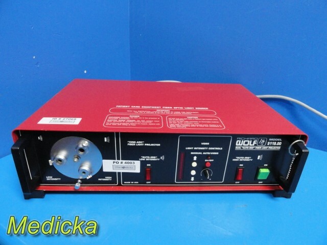 Richard Wolf 5119.00 Dual Auto Iris Fiber Light Projector / Light Source ~ 27069