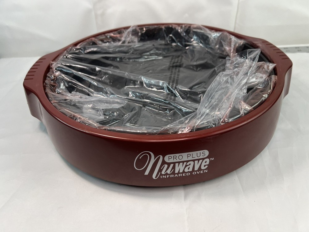 NuWave Pro Plus Infrared Oven model 20613 Red Replacement Bottom Base+Drip Tray