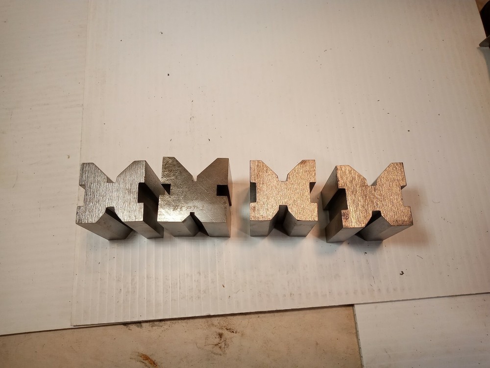 4 Vintage Machinist V Blocks