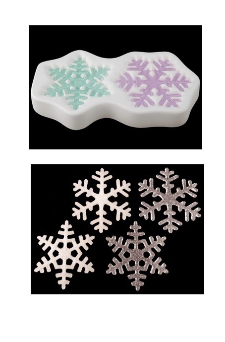 2015 Colour de Verre SNOWFLAKE Ceramic Reusuable Fusing Mold Casting