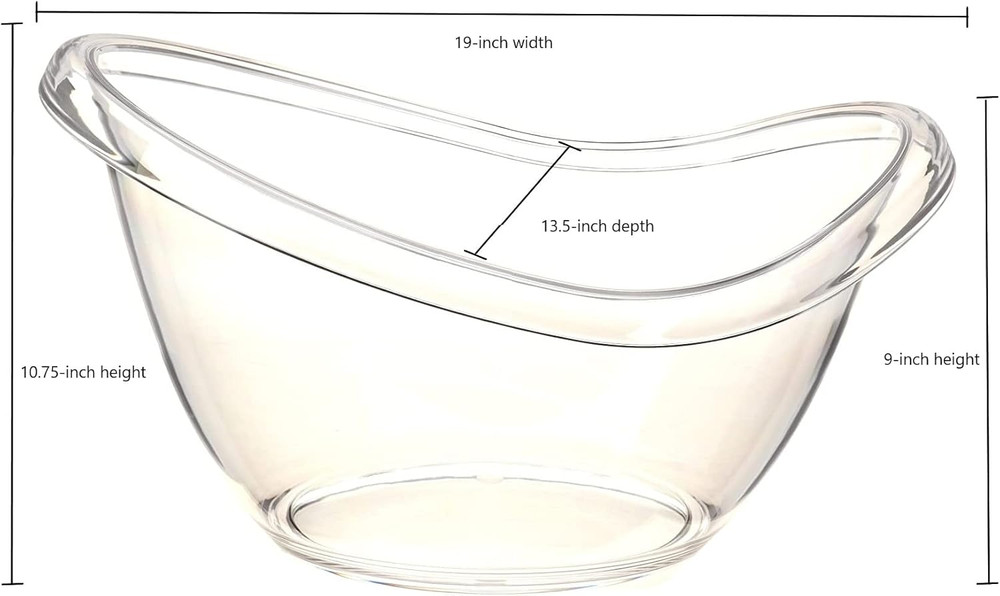 Beverage Tub, Clear