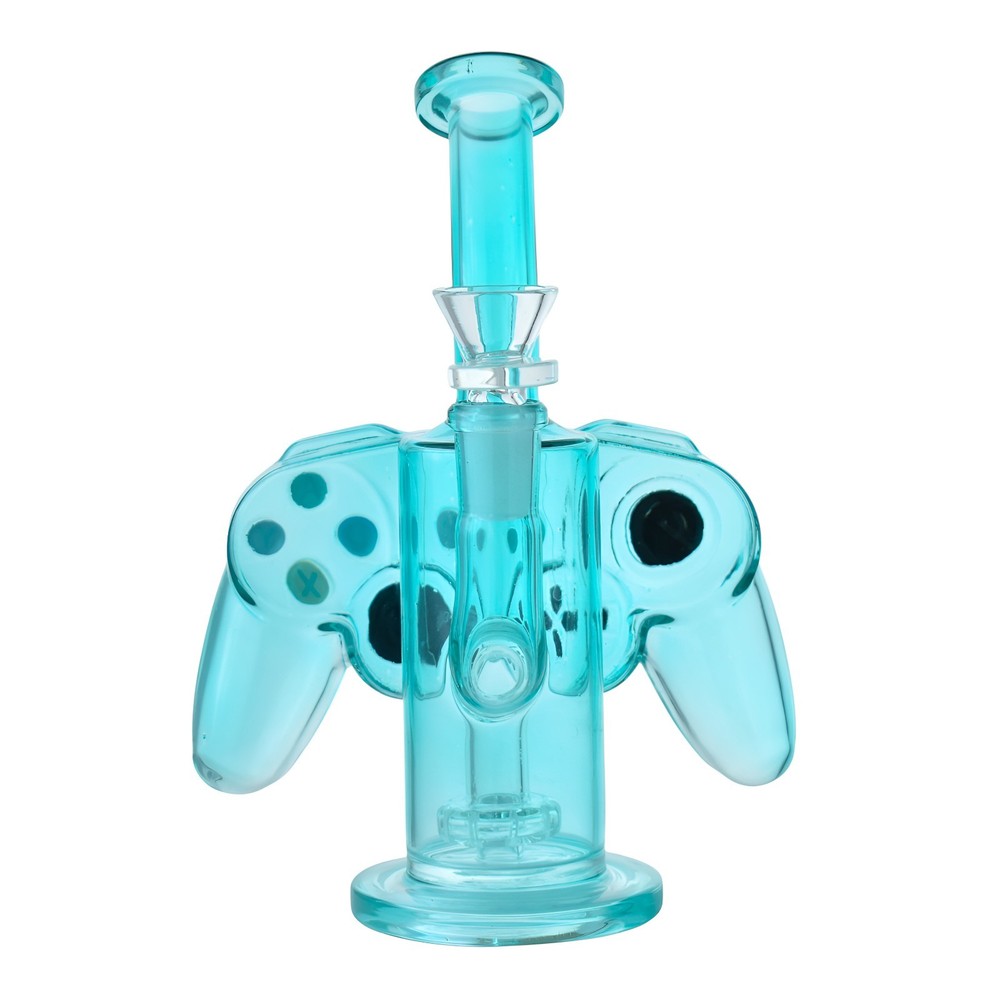 7.5 Inch THICK Cloud Controller GAME JOYSTICK Shower Head Perc Water Pipe *USA*