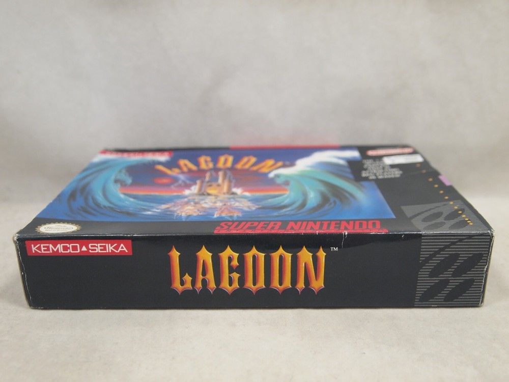 Lagoon (Super Nintendo | SNES) Authentic BOX ONLY