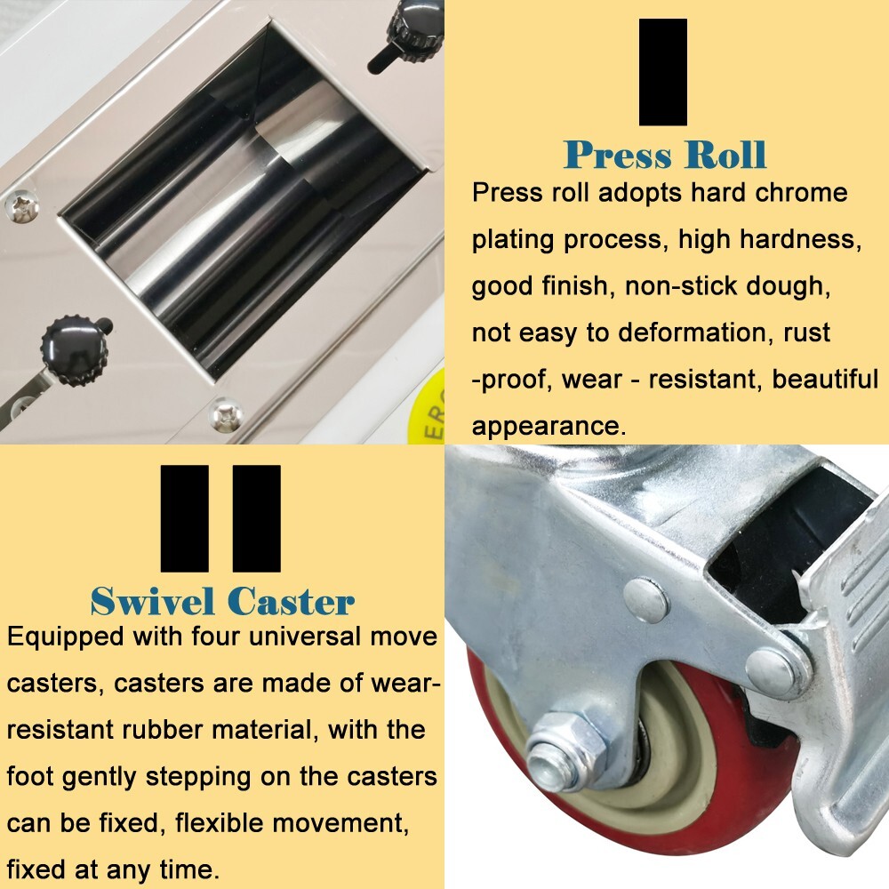 Electric Bread Toast Shaping Degassing Machine Dough Moulder Bakery Bread Maker