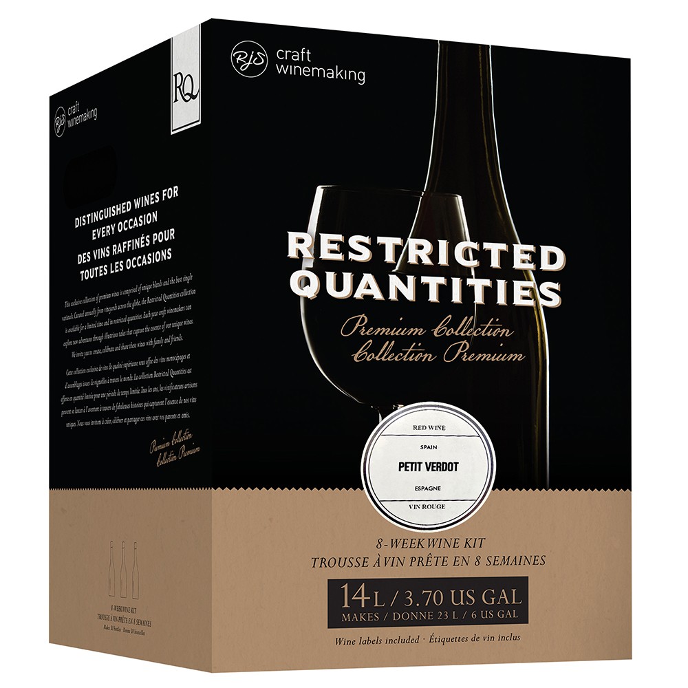 RJS RQ25 Spain Petit Verdot Wine Making Ingredient Kit