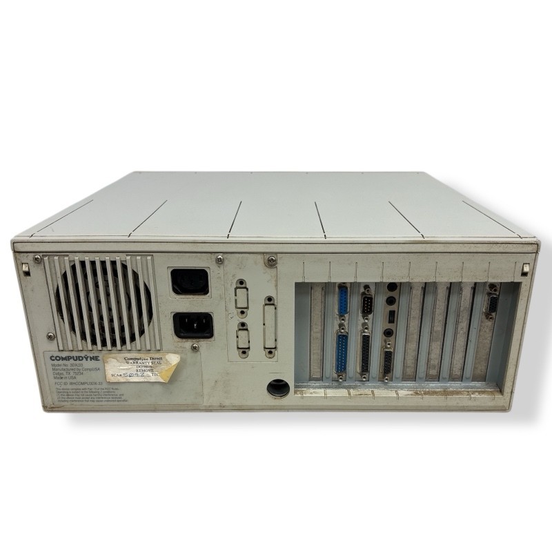 Vintage Compudyne 3DX/33 Computer PC w/ RT101+ Keyboard