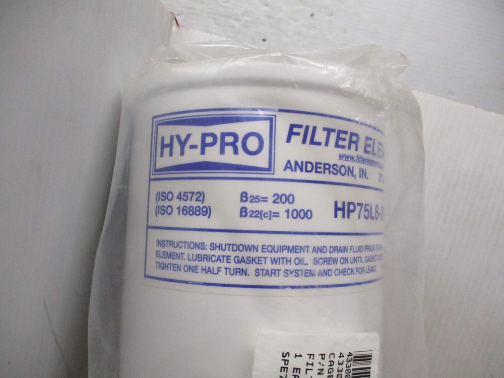 Hy-Pro Spin-On Filter HP75L8-25MB