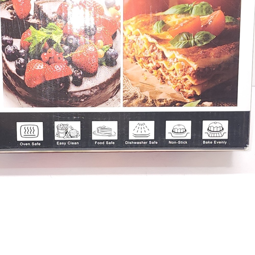 Culinary Edge Copper Ceramic Nonstick Bakeware Set, Assorted Items, 4 Piece